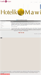 Mobile Screenshot of hotelik.mawi.com.pl
